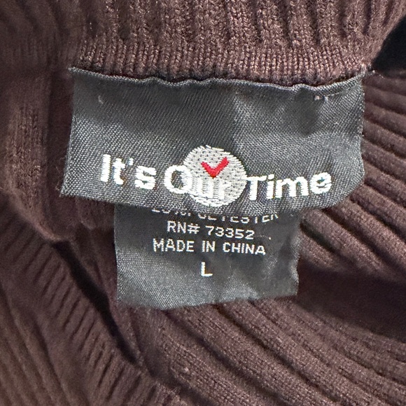 Y2K Ribbed Knit Button Front Top - Picture 4 of 5